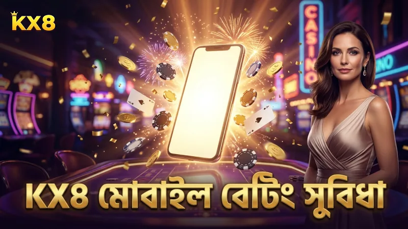 অন্ধ্র বাহার খেলায় মোবাইল থেকে দ্রুত বেটিং সুবিধা প্রদান করে KX8