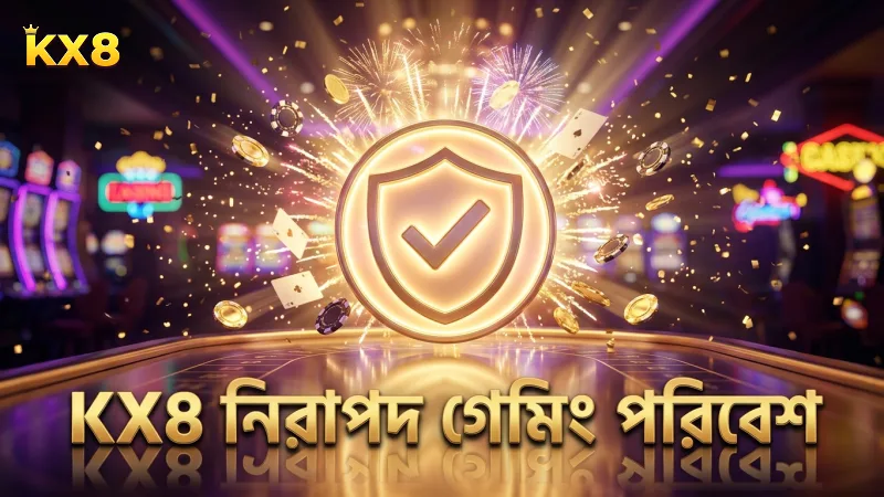 নিরাপদ ও নিয়ন্ত্রিত পরিবেশে KX8 গেম প্ল্যাটফর্মের গুণমান নিশ্চিত