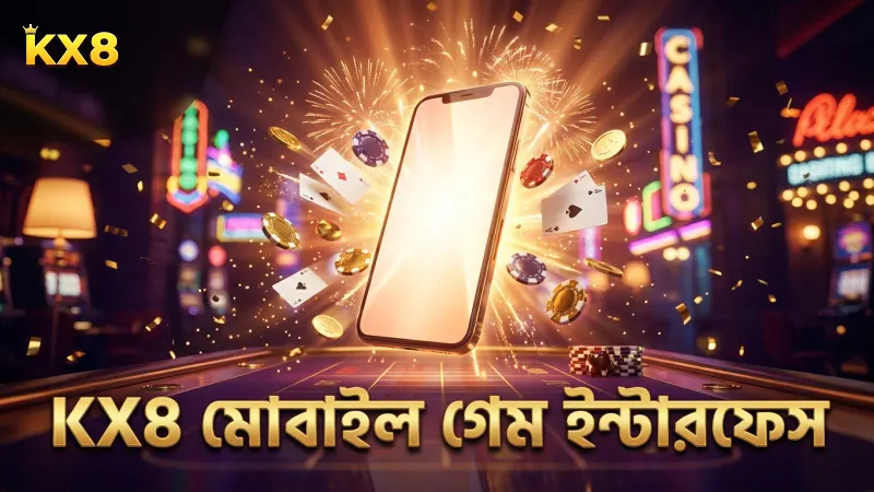 KX8 মোবাইল গেমে ইন্টারফেস সহজে বুঝতে সাহায্য করে