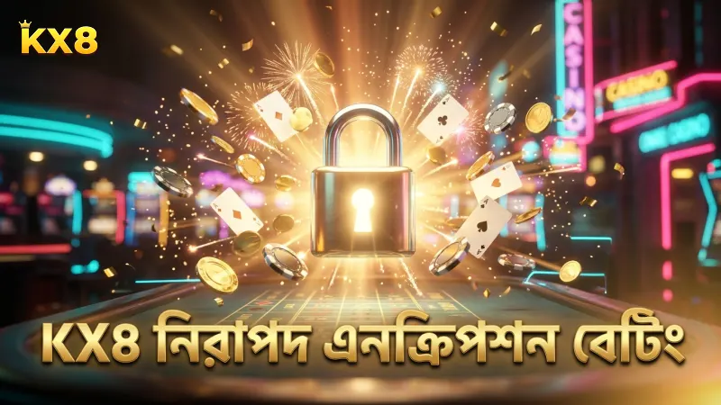 KX8 এর শক্তিশালী এনক্রিপশন নিরাপদ বেটিং নিশ্চিত করে