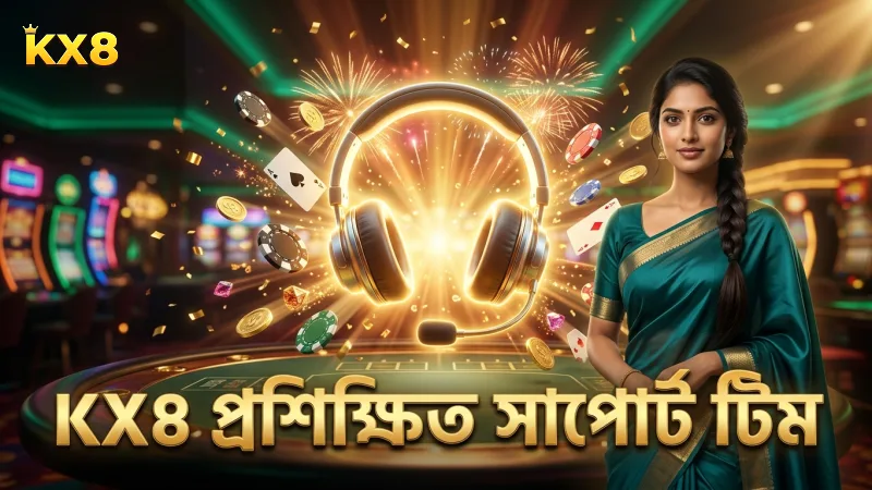 প্রশিক্ষিত সাপোর্ট টিম KX8 এ আপনার প্রশ্নের দ্রুত উত্তর দেয়