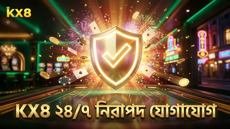KX8 ২৪/৭ অফিসিয়াল যোগাযোগ নিরাপদ ও নির্ভরযোগ্য রাখে