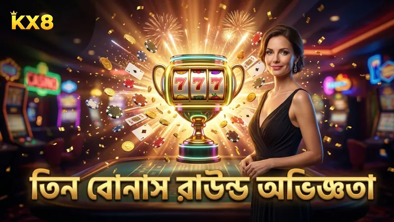 তিনটি বোনাস রাউন্ডের রিয়েল গেমপ্লে অভিজ্ঞতা ও পেআউট রিপোর্ট