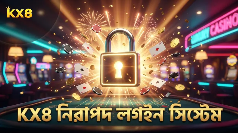 KX8 নিরাপদ লগইন সিস্টেম প্লেয়ারদের সুরক্ষা দেয়