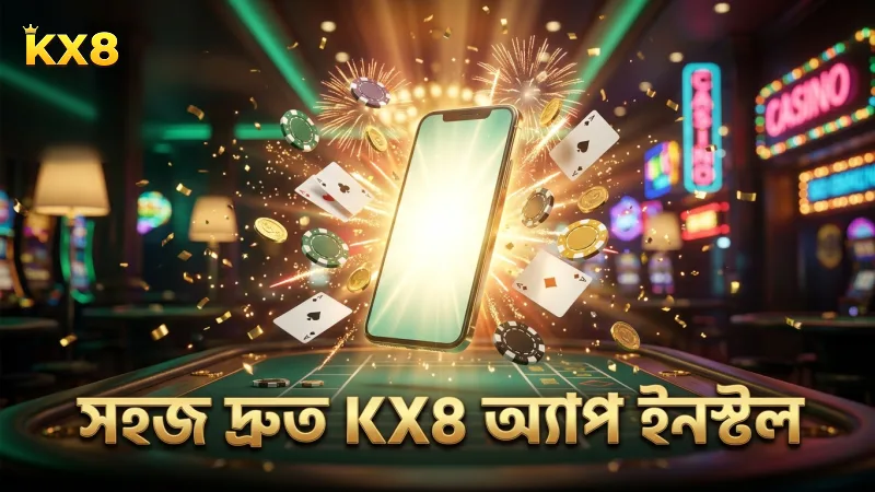 KX8 অ্যাপ ডাউনলোডে সহজ ও দ্রুত ইনস্টলেশন সুবিধা