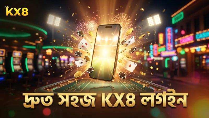 KX8 লগইন দ্রুত এবং ব্যবহার বান্ধব প্রবেশাধিকার নিশ্চিত করে।