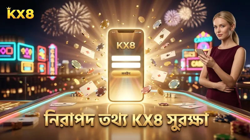 নিরাপদ তথ্য প্রদান KX8 অ্যাকাউন্ট সুরক্ষায় সহায়ক।