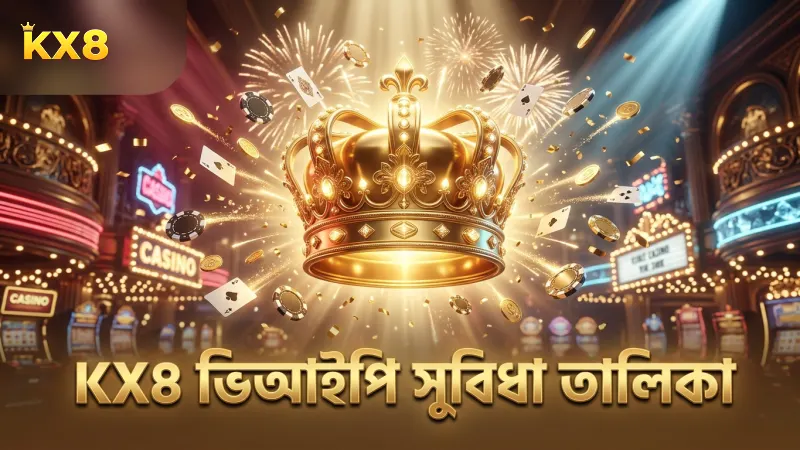 KX8 ভিআইপি টিয়ার সুবিধা ও রিওয়ার্ড তালিকা স্পষ্টভাবে তুলে ধরে