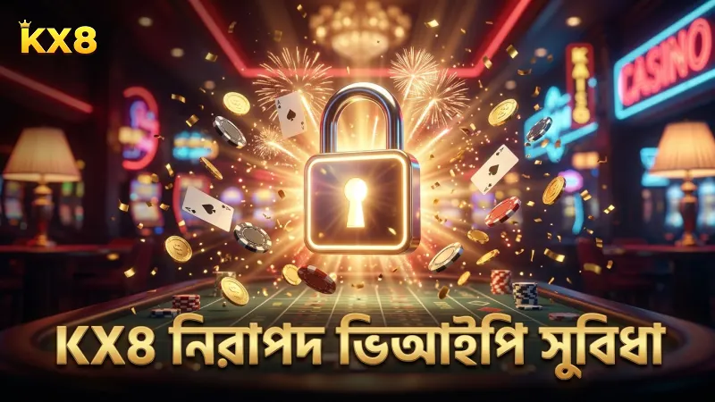 নিরাপদ লেনদেন নিশ্চিত করে KX8 ভিআইপি সুবিধা