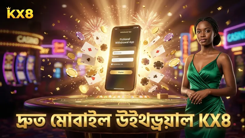 মোবাইল থেকে দ্রুত KX8 উইথড্রয়াল করার ধাপসমূহ