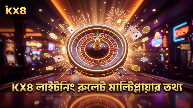 KX8 অ্যাপে মোবাইল থেকে লাইটনিং রুলেটের মাল্টিপ্লায়ার ফ্রিকোয়েন্সি ব্যবহার করুন