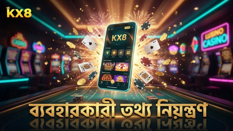 ব্যবহারকারীরা KX8 প্ল্যাটফর্মে তথ্য নিয়ন্ত্রণে সক্ষম