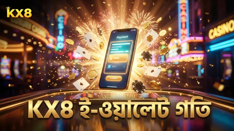 ই-ওয়ালেট লেনদেন দ্রুততা KX8 দ্বারা পরিমাপিত