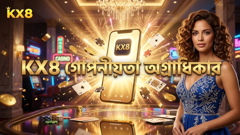 KX8 ব্যবহারকারীদের জন্য গোপনীয়তা ও নিরাপত্তা অগ্রাধিকার।