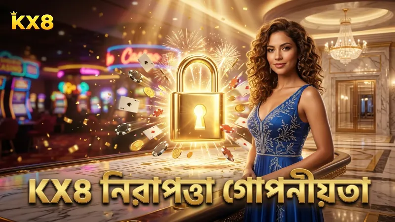 নিরাপত্তা ও গোপনীয়তা KX8-এর মূল অঙ্গ