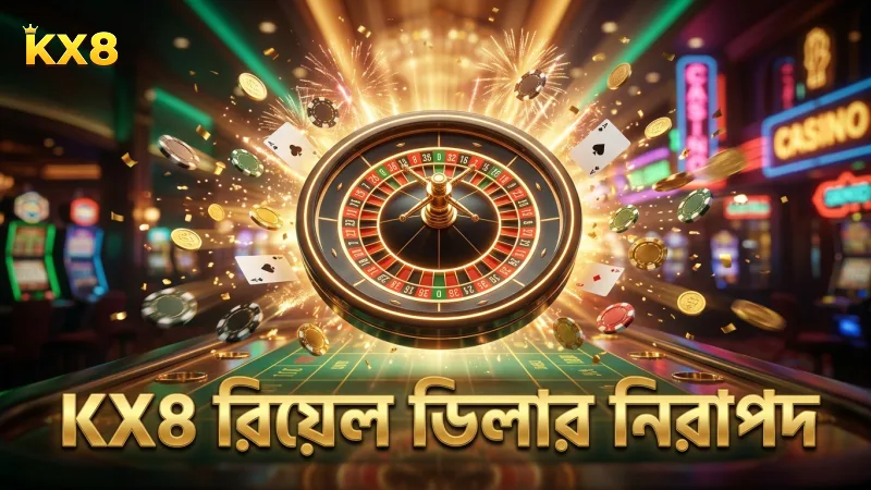 রিয়েল ডিলারদের সাথে খেলতে নিরাপদ ও স্বচ্ছ পরিবেশ।