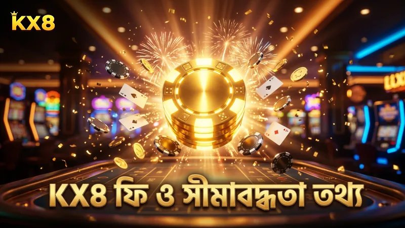 KX8-এর ফি ও বাজির সীমাবদ্ধতা সম্পর্কে তথ্য